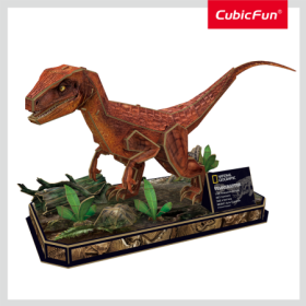 Cubic Fun - Puzzle 3D Velociraptor 63 Piese Cubic Fun - 1